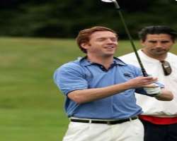 Lewis participated two times in the celebrity golf tournament called 